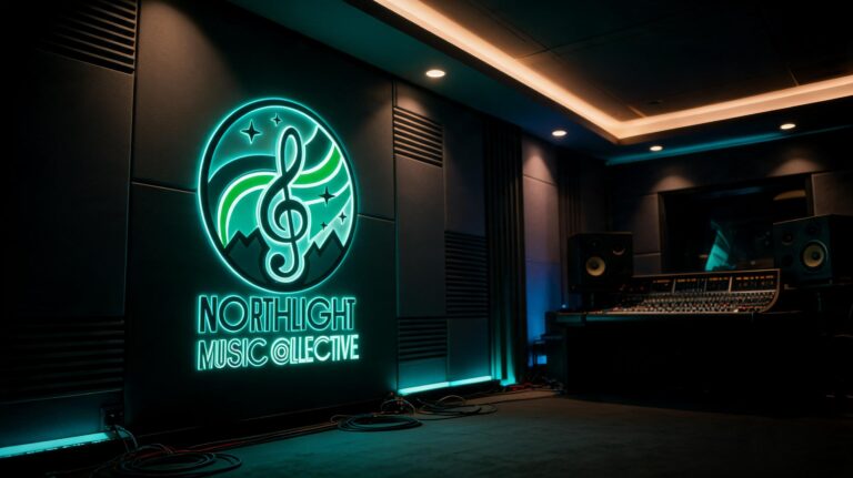 Reception area of the Northlight Music Collective studio